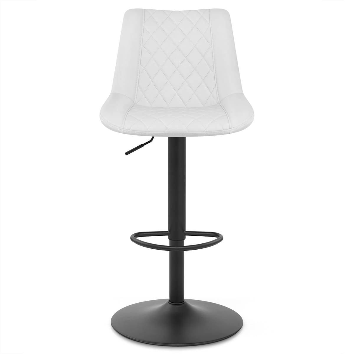Taburete Cuero Sintético - Faro Blanco