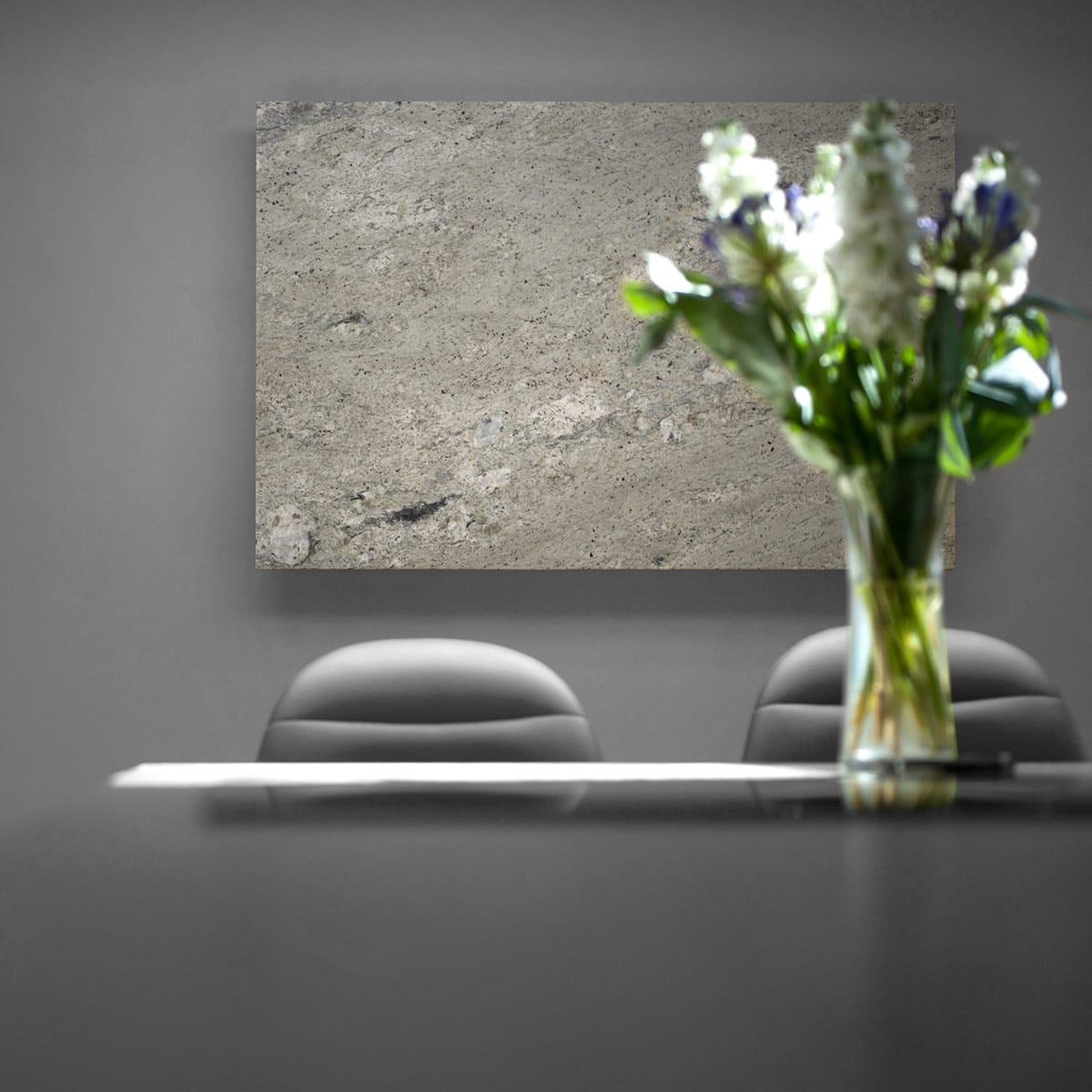 Taburete Polipiel Satinado - Ferrero Gris