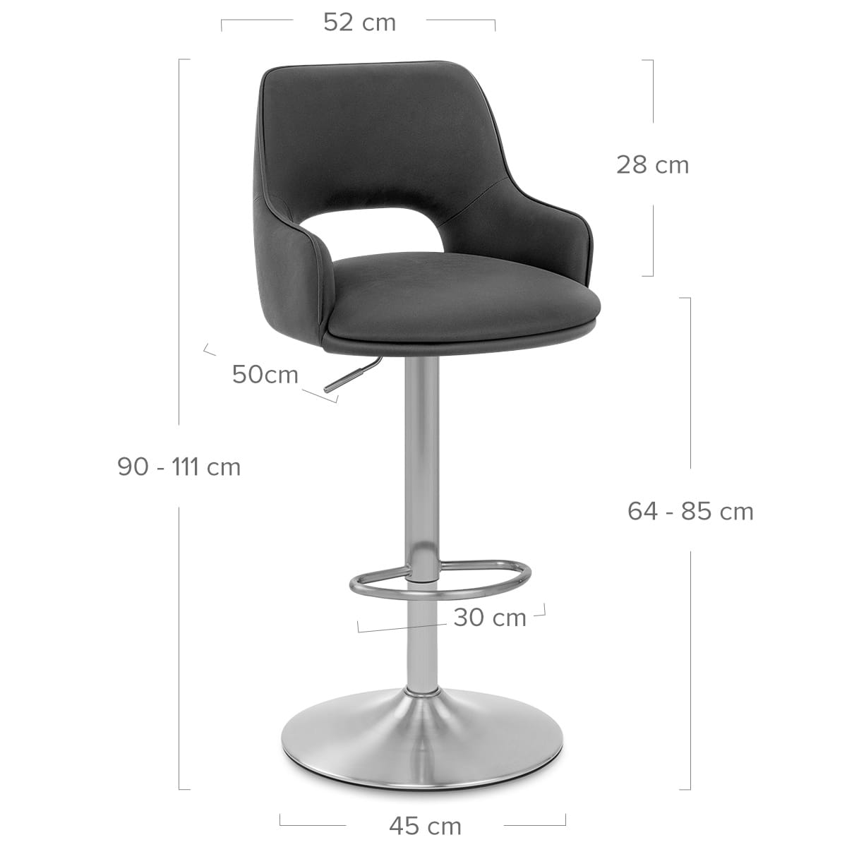 Fiji BS PU Gris Oscuro