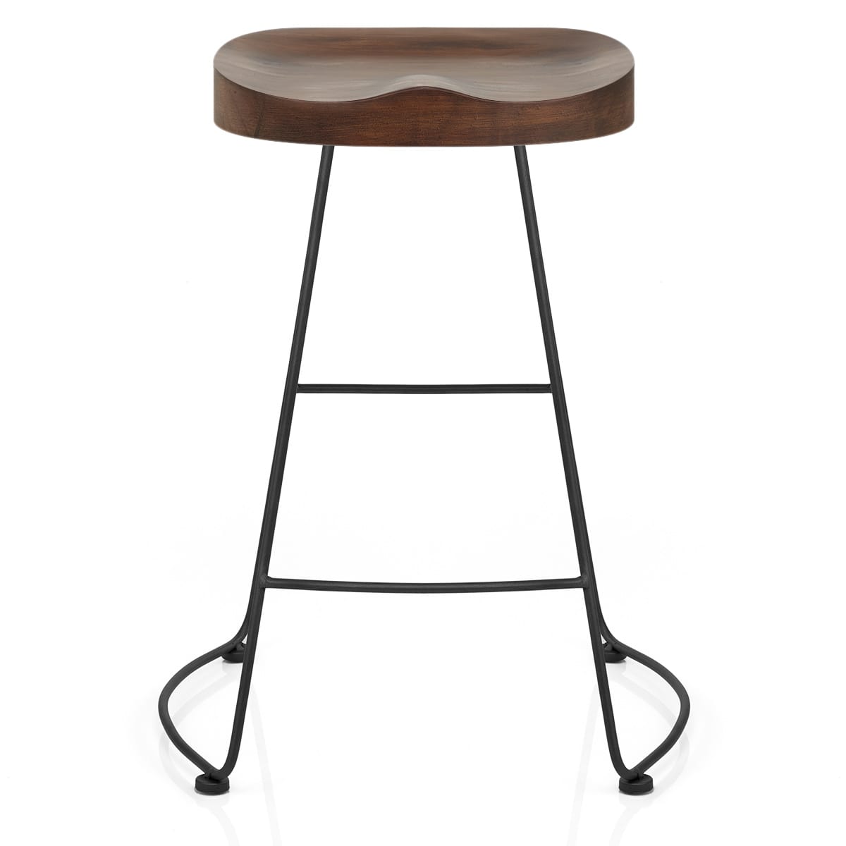 Taburete Madera Oscura Negro - Freedom Madera