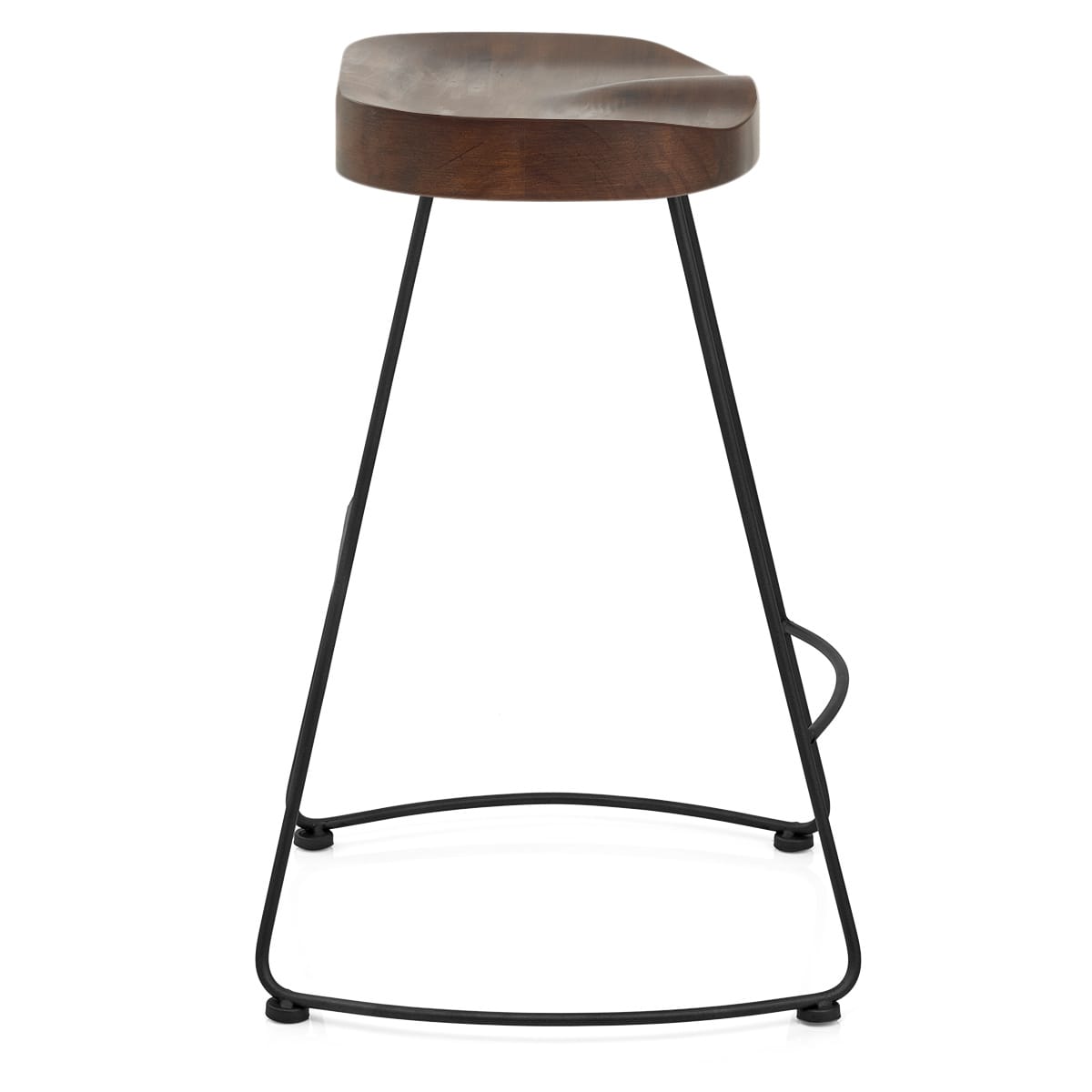 Taburete Madera Oscura Negro - Freedom Madera