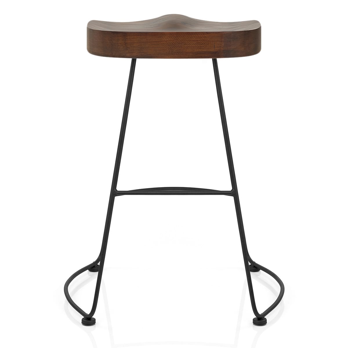 Taburete Madera Oscura Negro - Freedom Madera