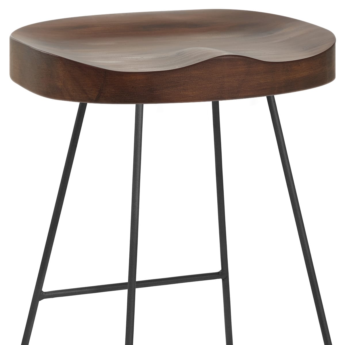 Taburete Madera Oscura Negro - Freedom Madera