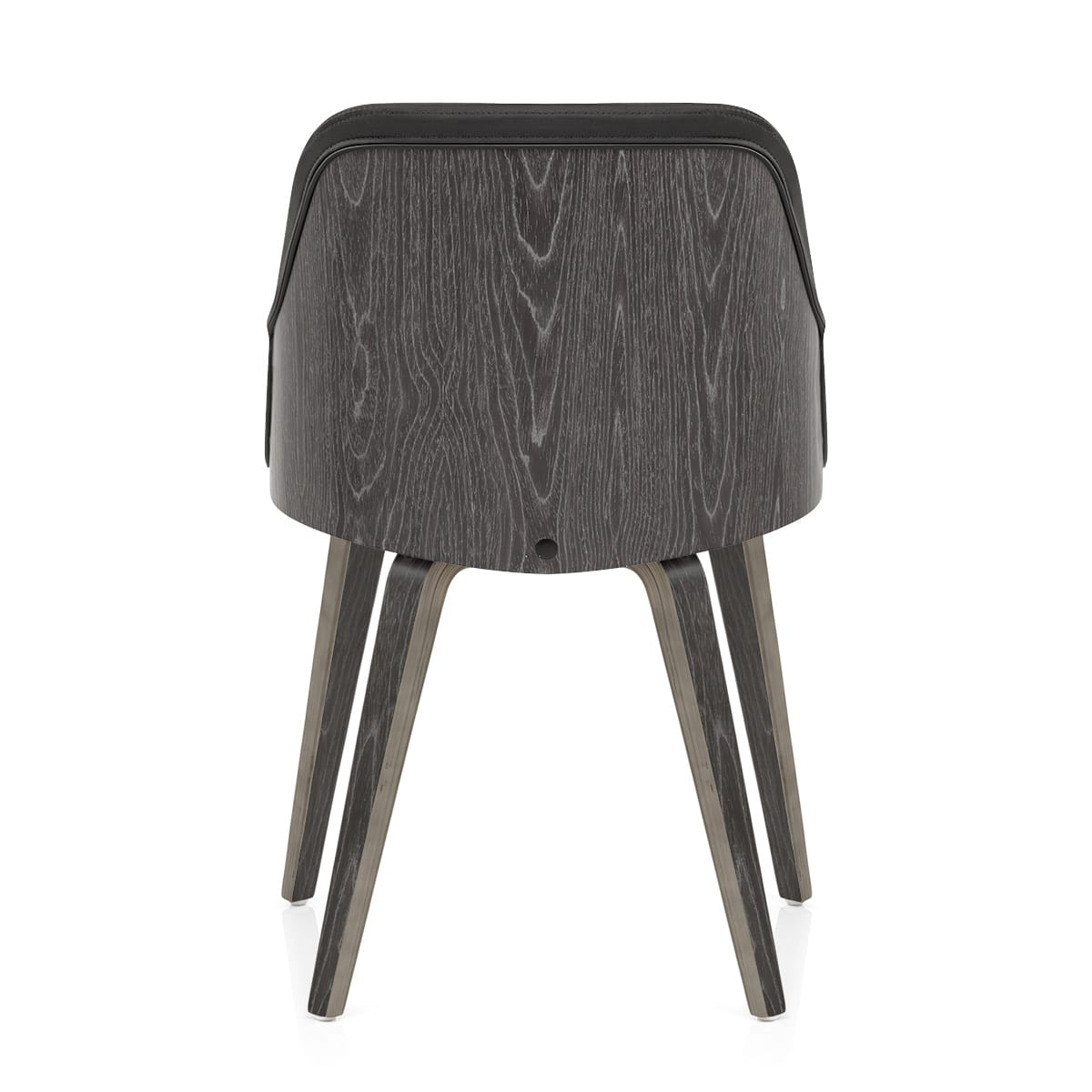 Silla Polipiel Madera - Fusión Gris Gris
