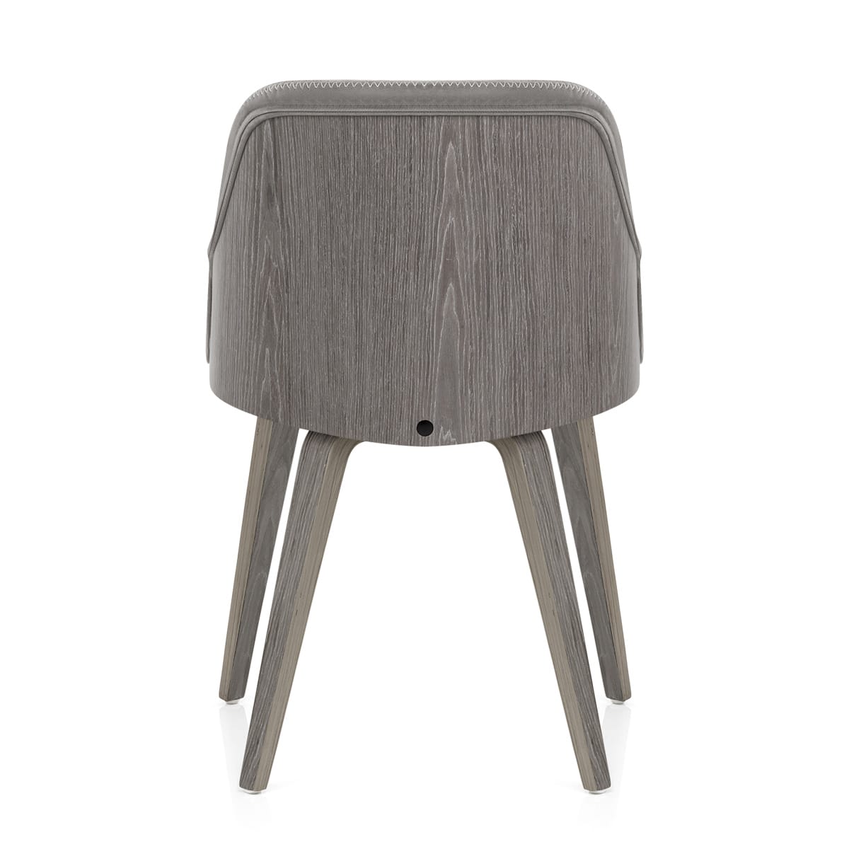 Silla Madera - Fusión Terciopelo Gris