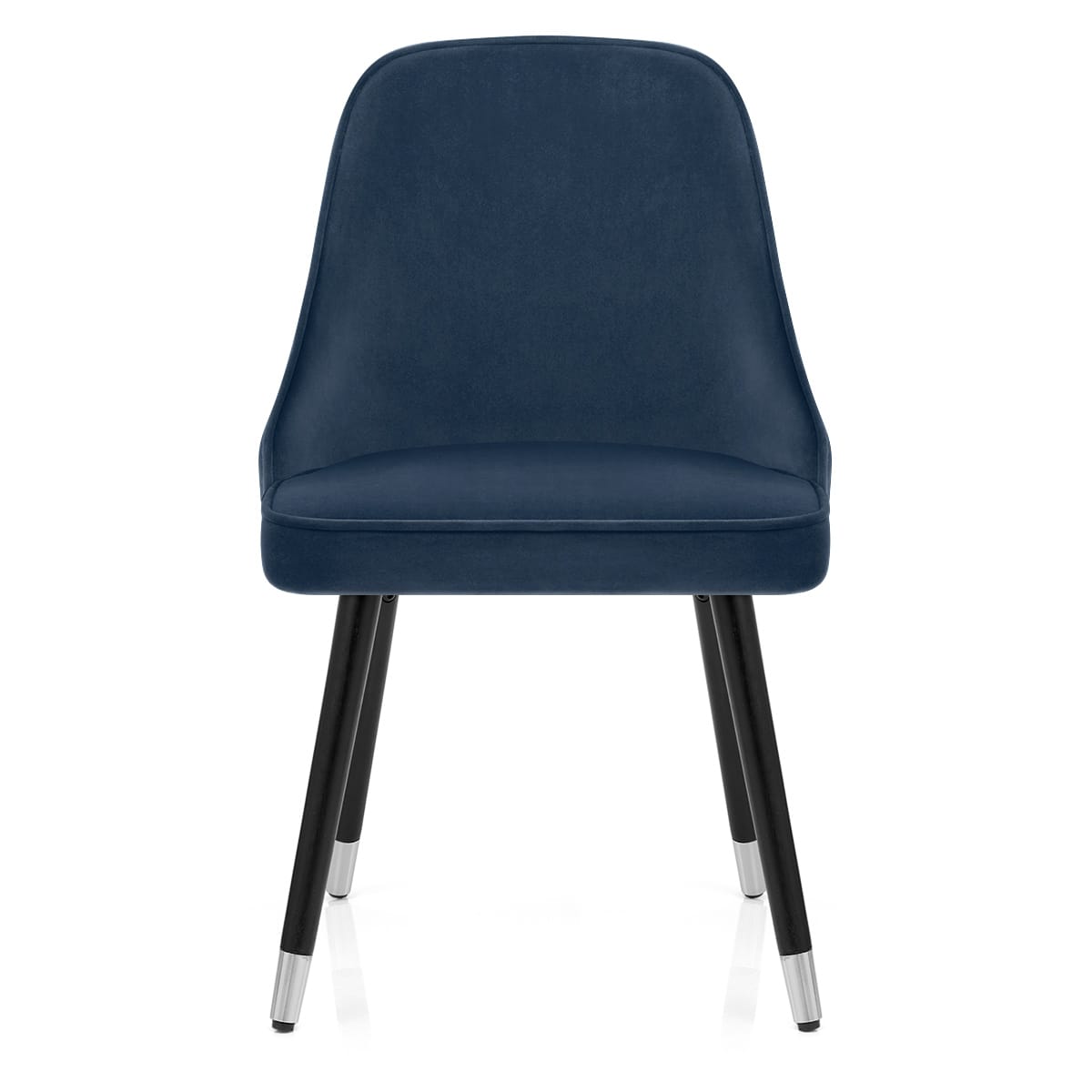 Silla Terciopelo Madera - Glam Azul