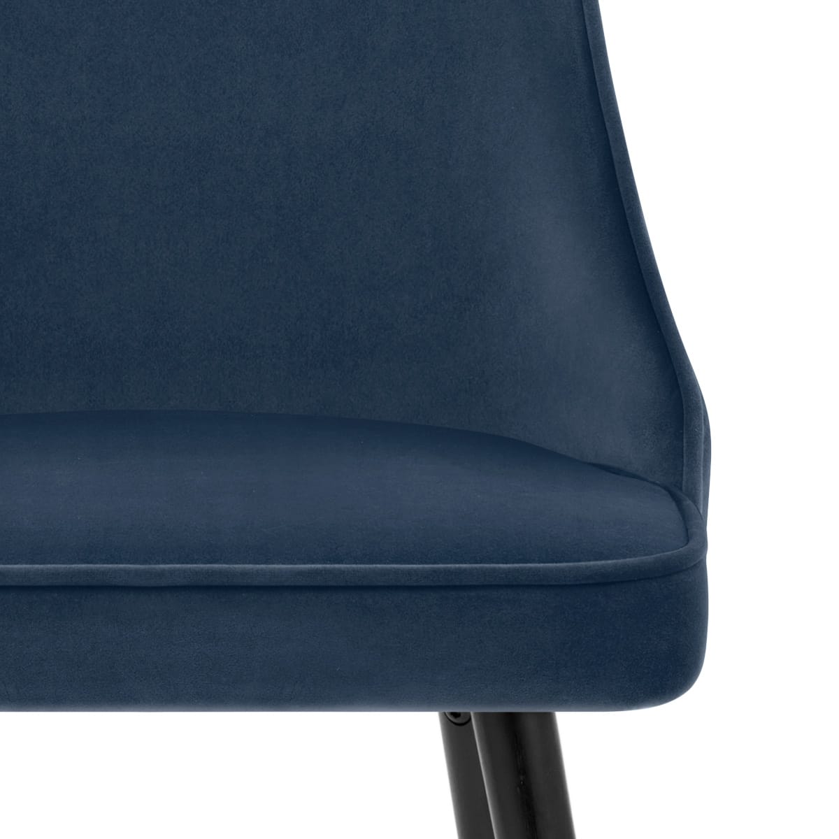 Silla Terciopelo Madera - Glam Azul