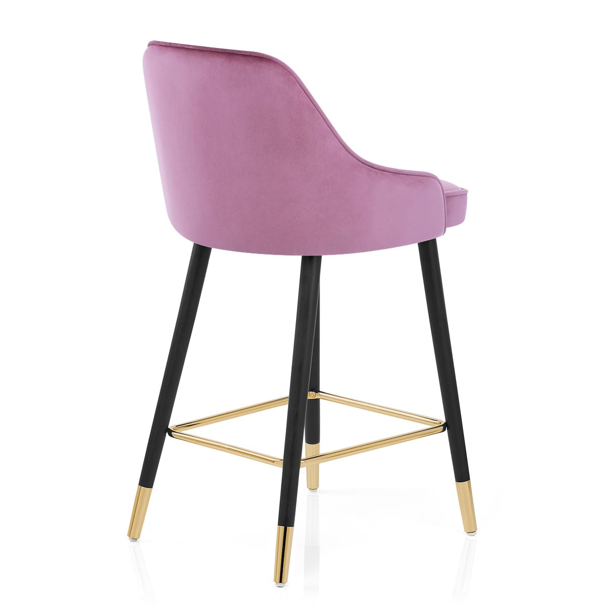 Taburete Terciopelo - Glam Morado