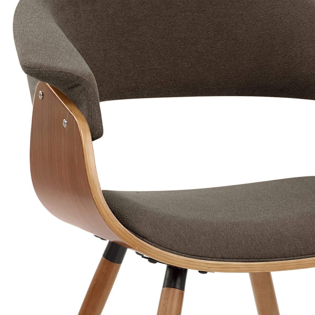 Silla Tela Madera - Grafton Marrón