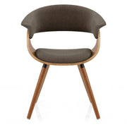 Silla Tela Madera - Grafton Marrón