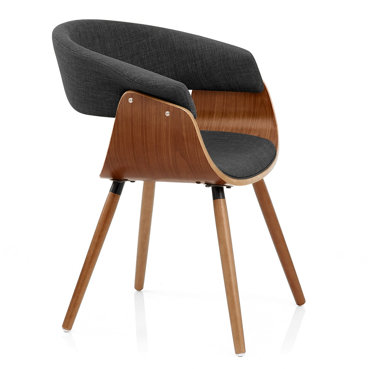 Silla Tela Madera - Grafton Gris
