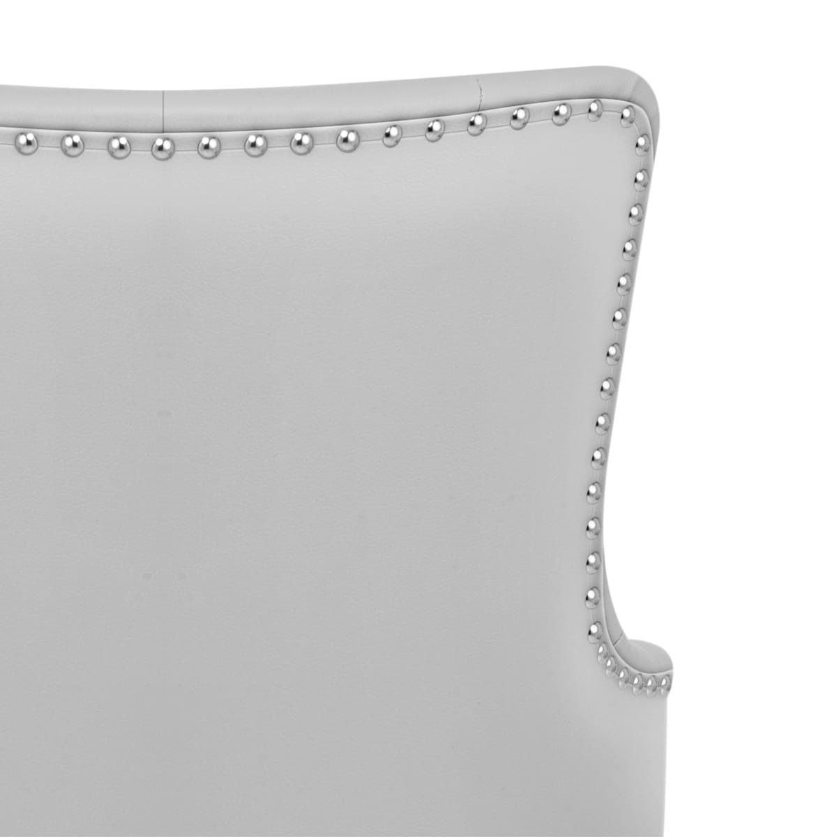 Taburete Polipiel Cromo - Grange Gris
