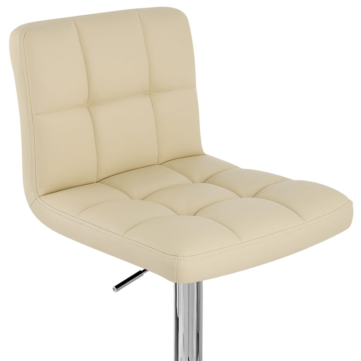Taburete Polipiel - Grid Crema o Blanco Crema