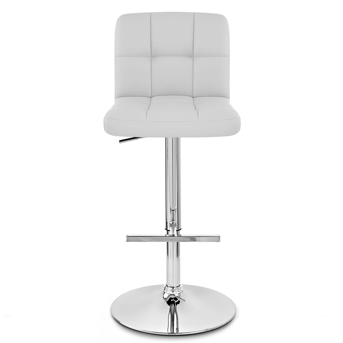 Taburete Polipiel - Grid Crema o Blanco Blanco