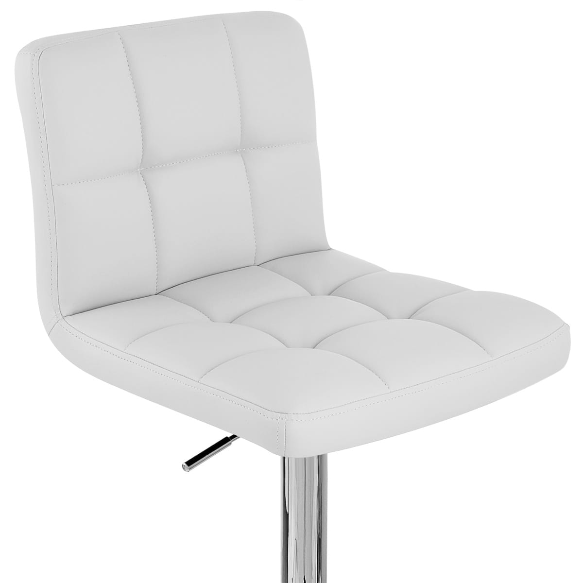 Taburete Polipiel - Grid Crema o Blanco Blanco