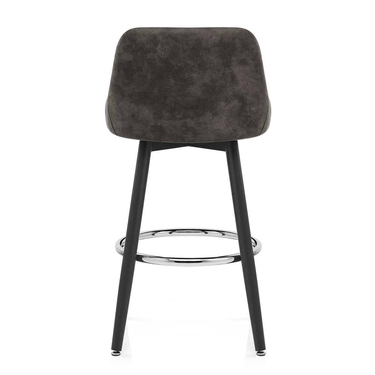 Taburete Ante Satinado - Hamilton Gris Oscuro