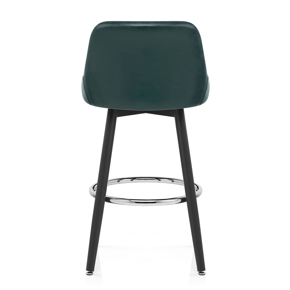 Taburete Polipiel Antiguo Satinado - Hamilton Verde