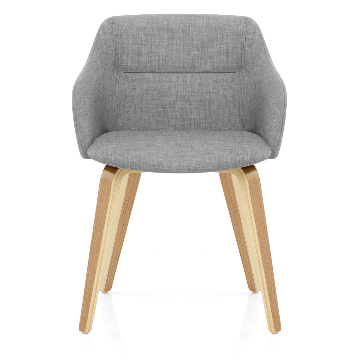 Silla Tela Madera - Harley Gris