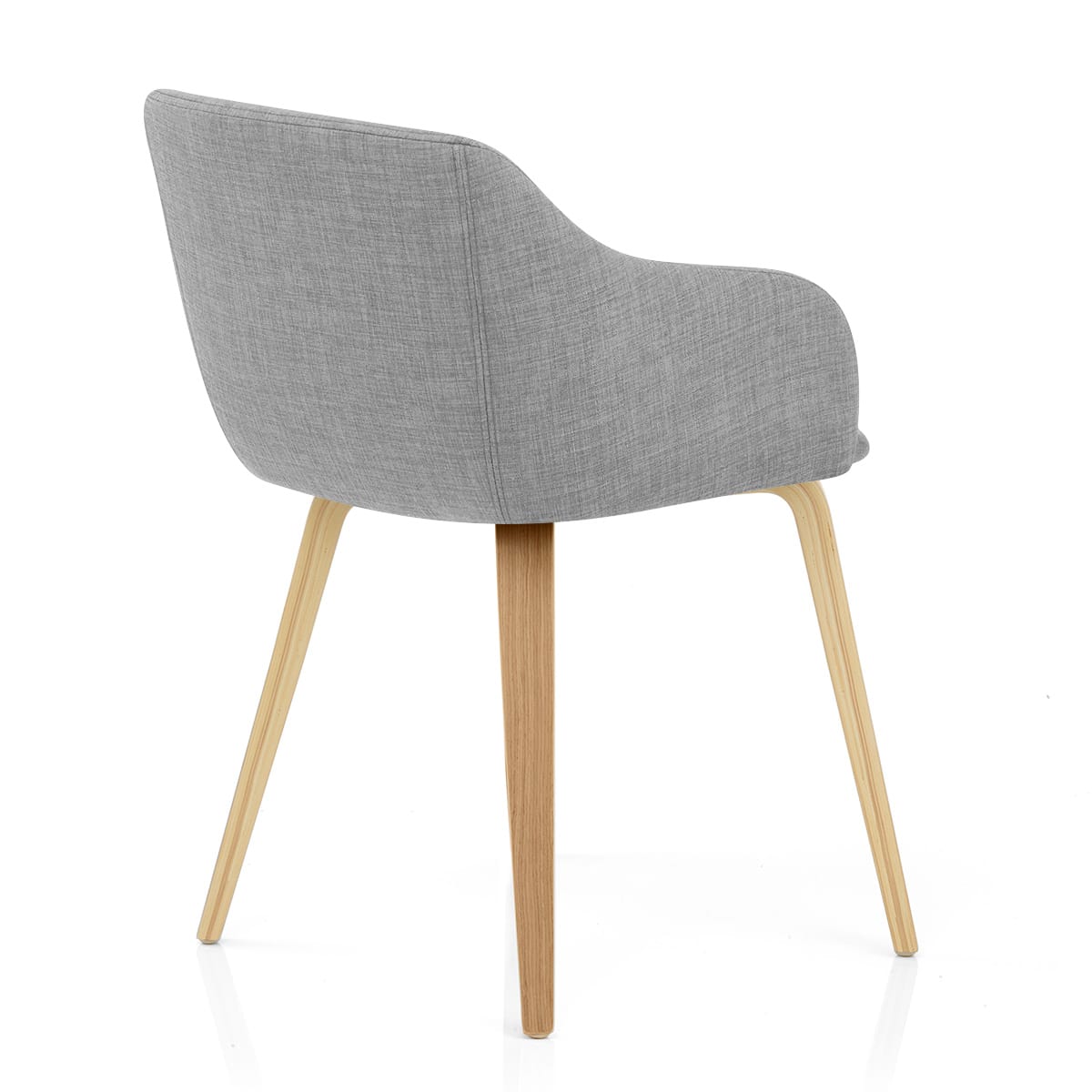 Silla Tela Madera - Harley Gris
