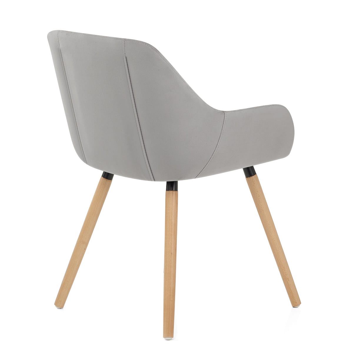 Silla Terciopelo Madera - Harris Gris