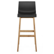 Taburete Madera Resina - Drift Alto Negro