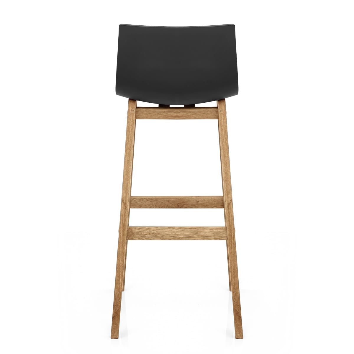 Taburete Madera Resina - Drift Alto Negro