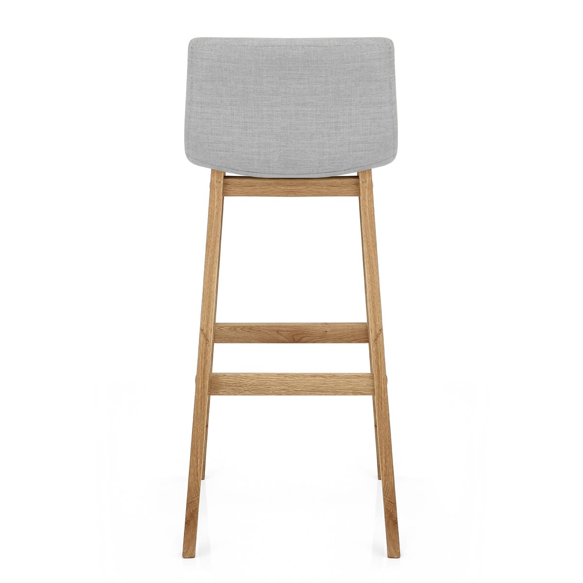 Taburete Terciopelo Roble - High Drift Gris