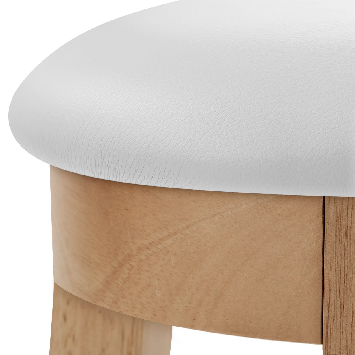Taburete Roble - Ikon Blanco
