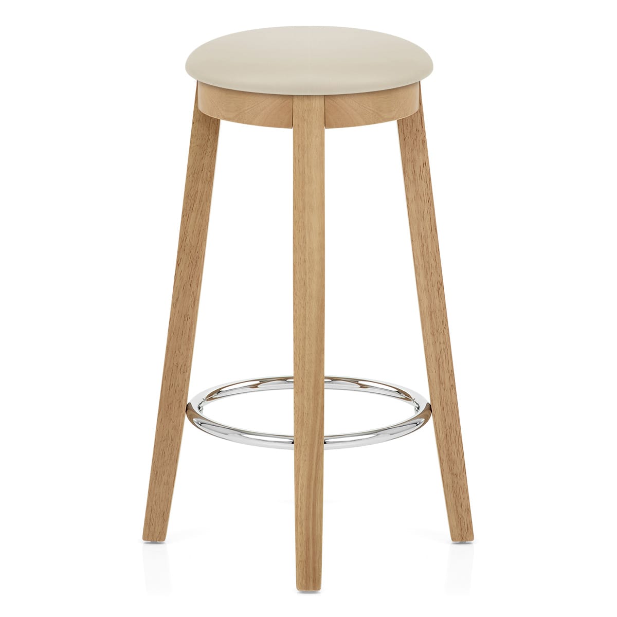 Taburete Roble - Ikon Crema