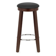 Taburete Nogal - Ikon Negro