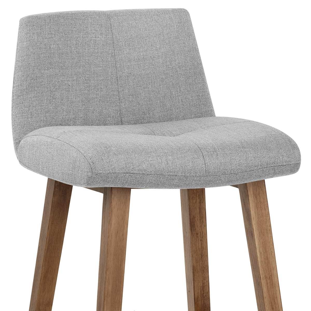 Taburete Tela Madera - Impulse Gris