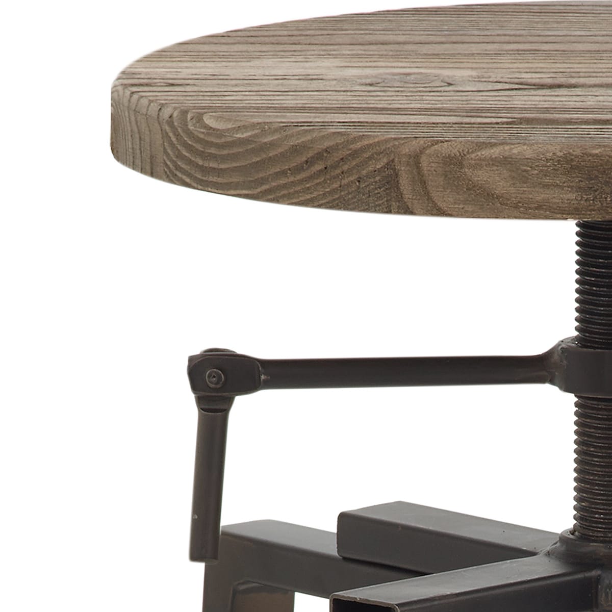 Taburete Madera Oscura - Industrial Turner Madera