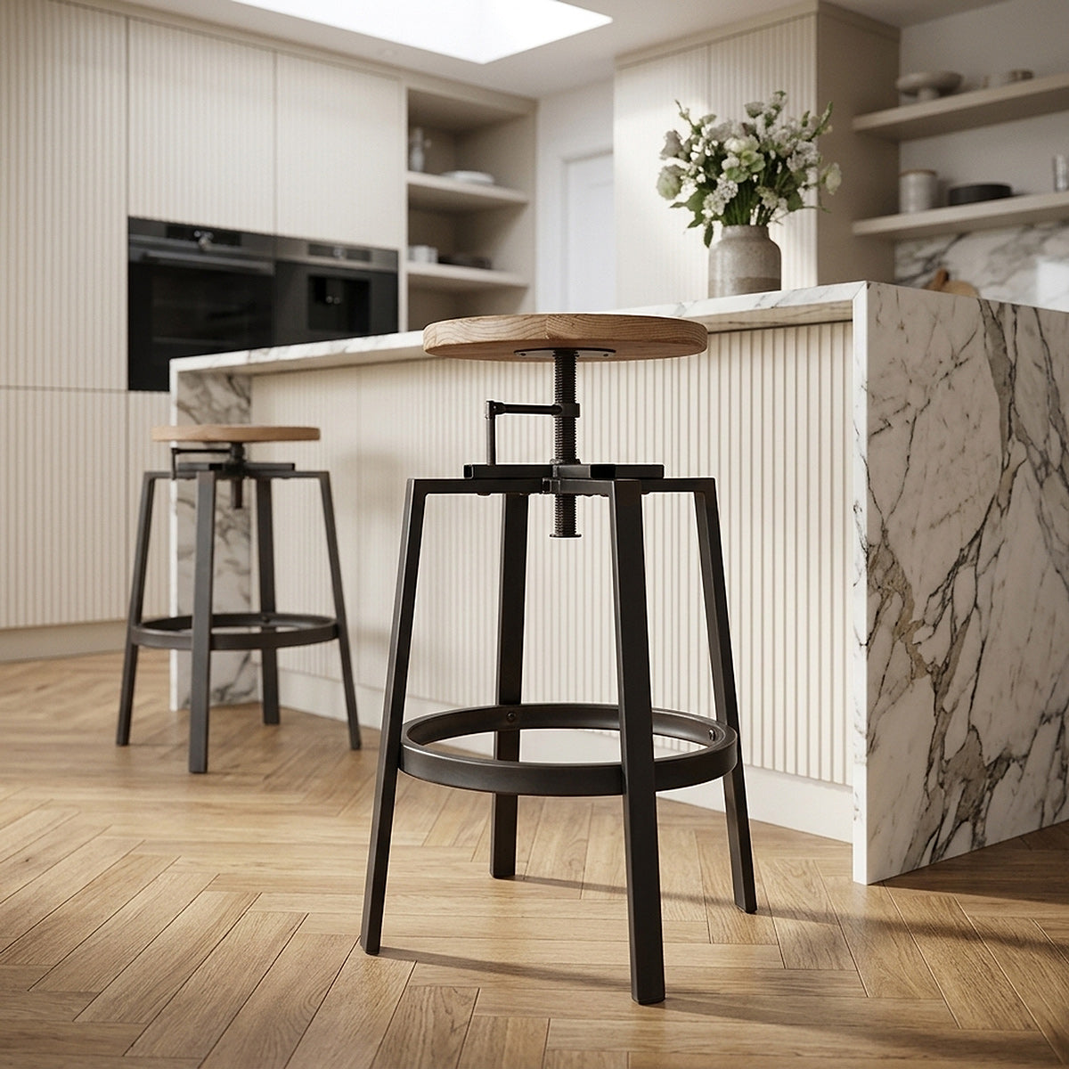 Taburete Madera Clara - Industrial Turner Madera