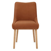 Silla Tela Madera - Isabella Marrón
