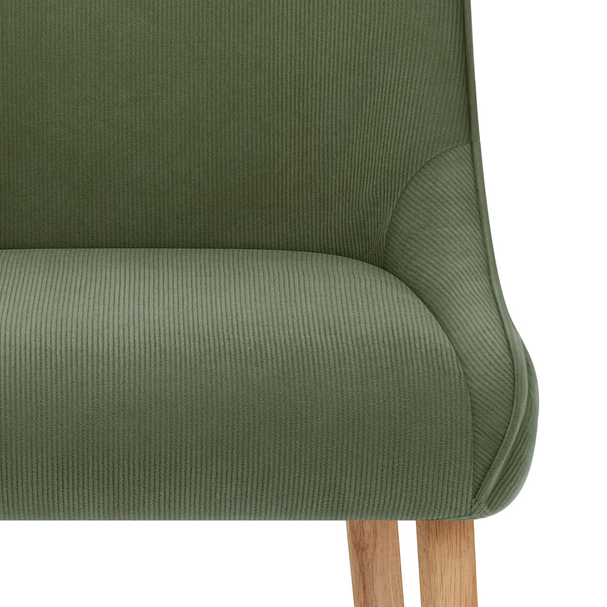 Silla Tela Madera - Isabella Verde