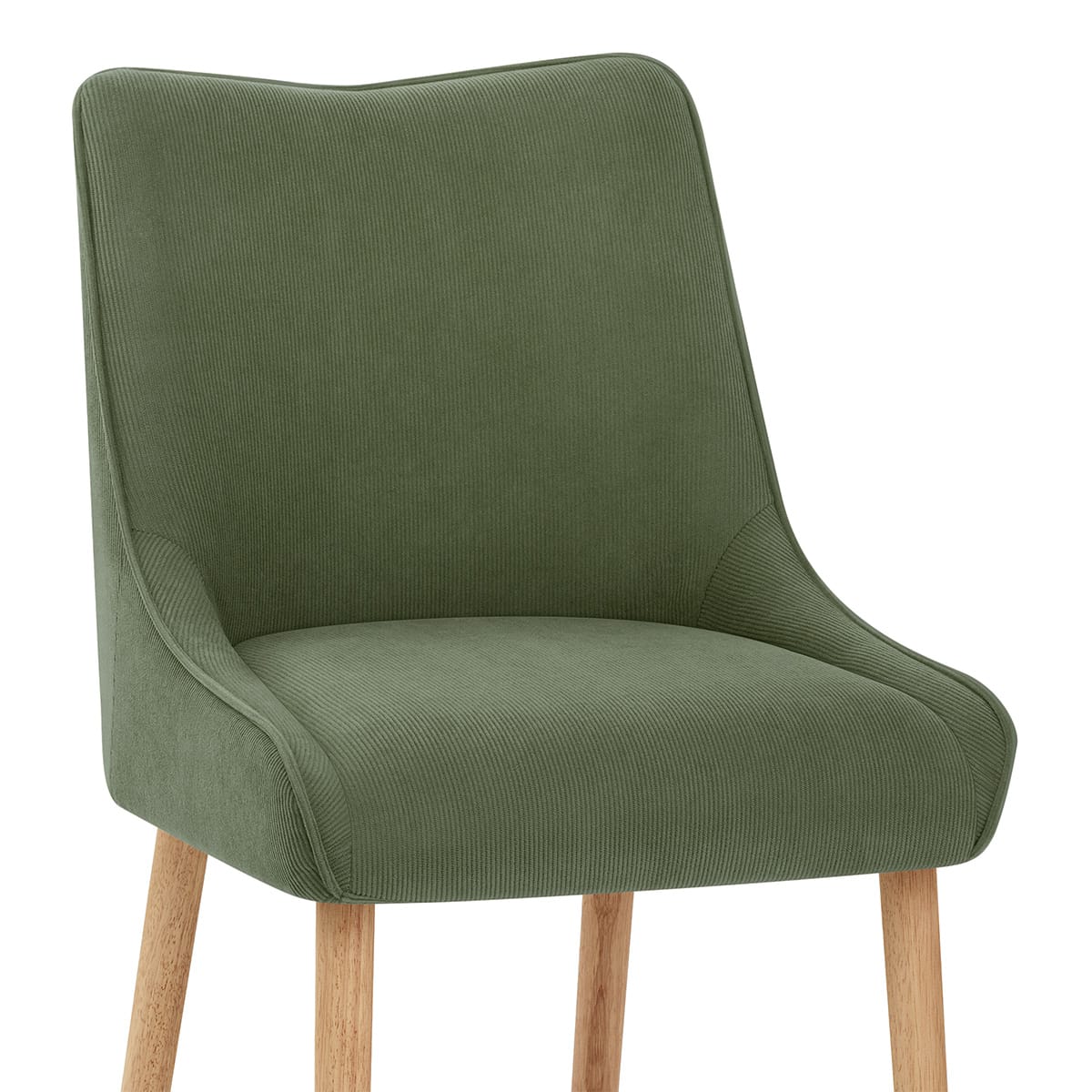 Silla Tela Madera - Isabella Verde