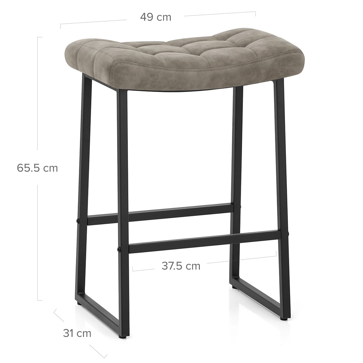 Taburete Polipiel - Jago Gris