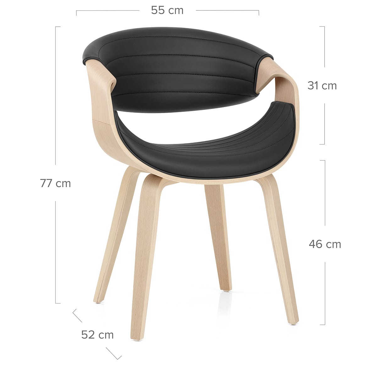Silla Madera - Jefferson Negro