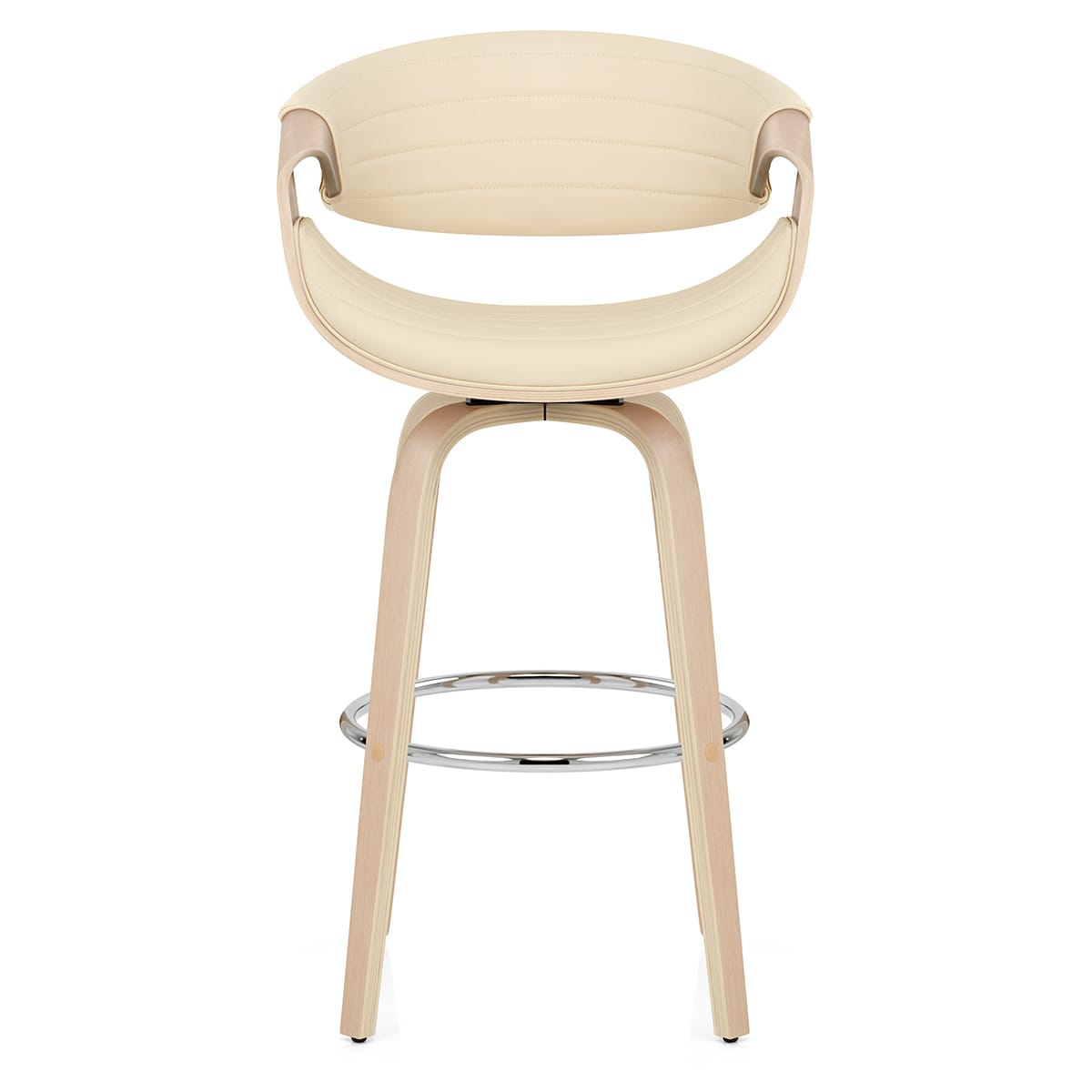 Taburete Madera - Jefferson Crema