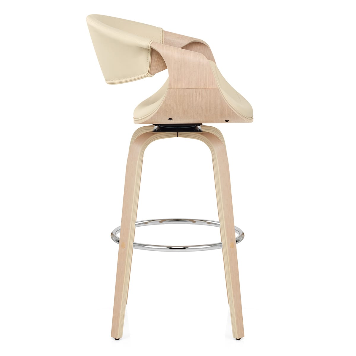 Taburete Madera - Jefferson Crema