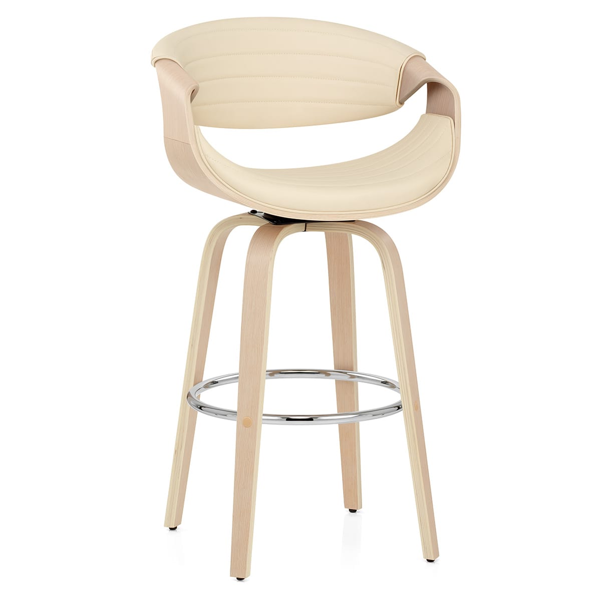 Taburete Madera - Jefferson Crema