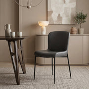 Silla Polipiel - Jess Gris Oscuro