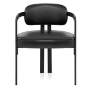 Silla Cuero Auténtico - Kara Negro