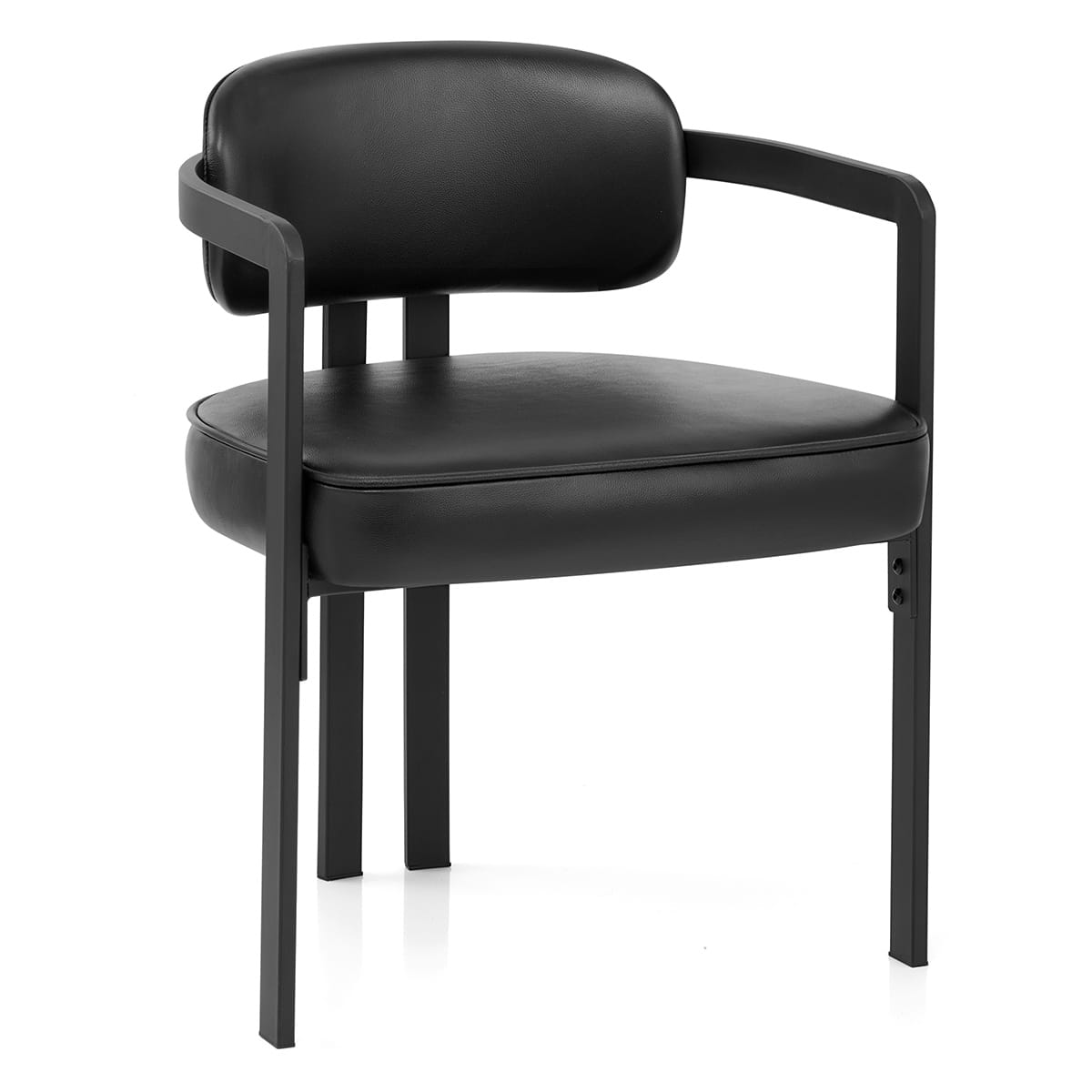 Silla Cuero Auténtico - Kara Negro