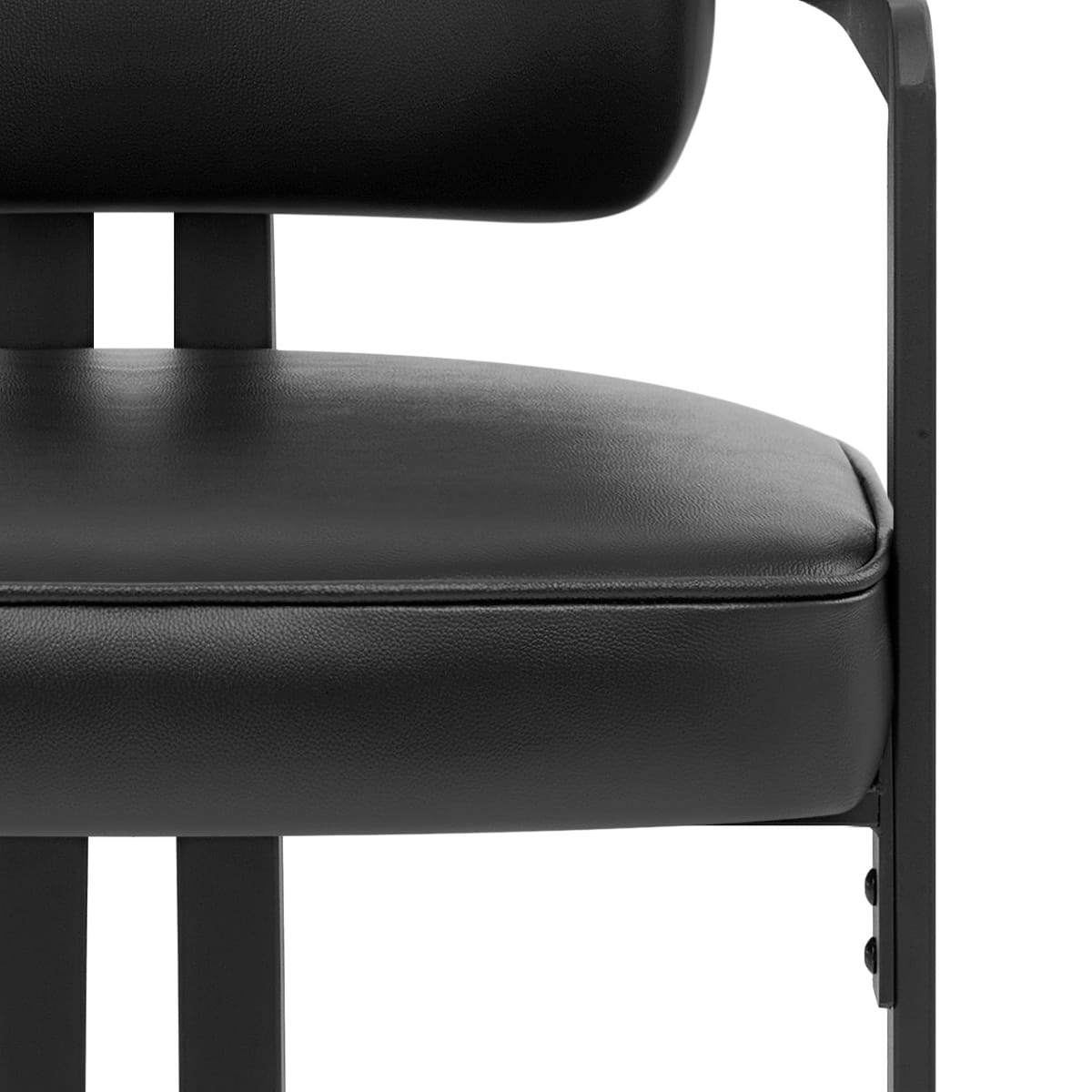 Silla Cuero Auténtico - Kara Negro
