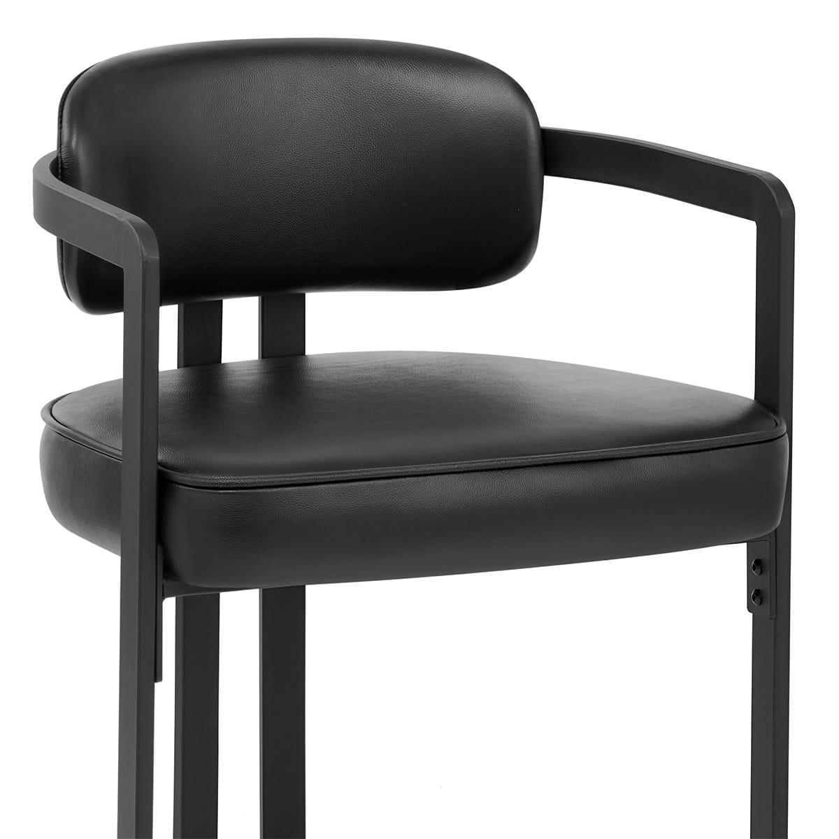 Silla Cuero Auténtico - Kara Negro