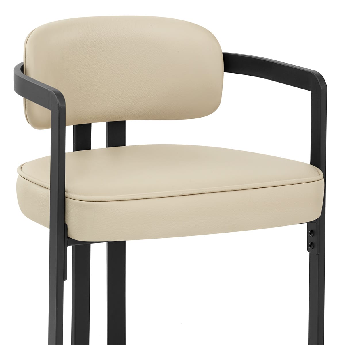 Silla Cuero Auténtico - Kara Crema