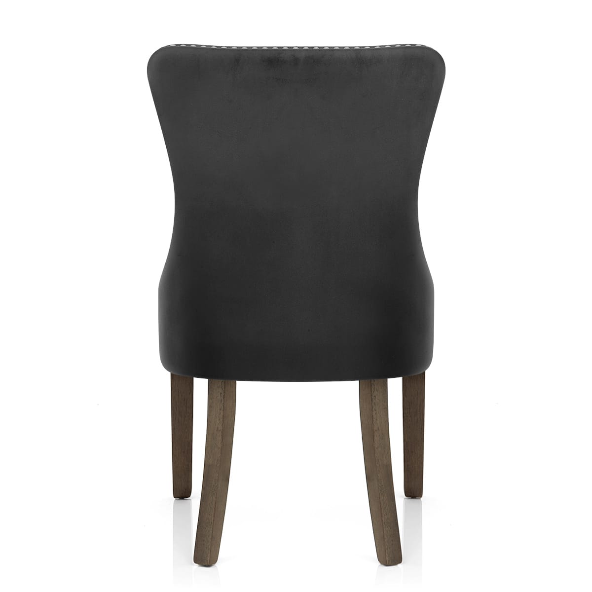 Silla Terciopelo Madera - Kensington Negro