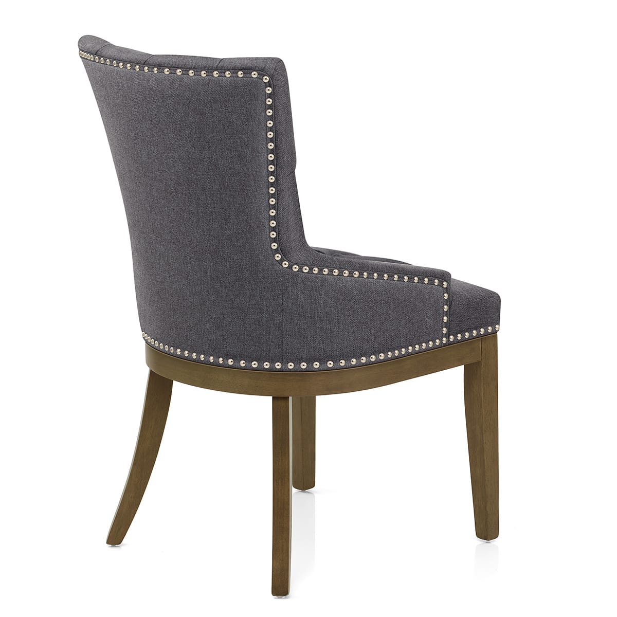 Silla Tela Madera - Knightsbridge Gris Oscuro