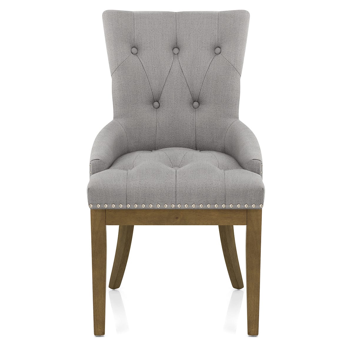 Silla Tela Madera - Knightsbridge Gris